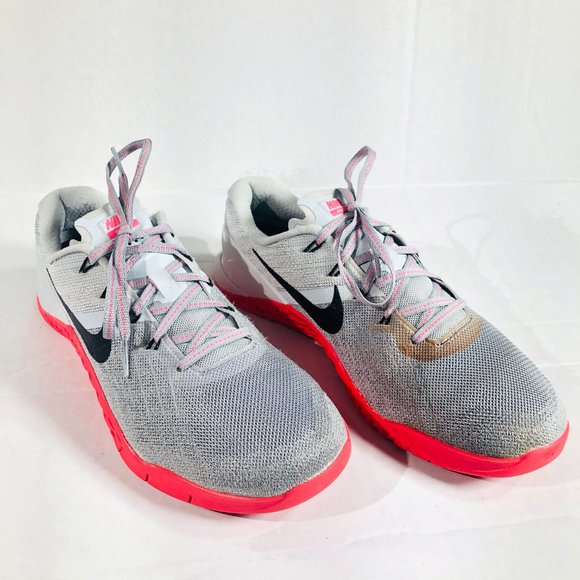 Nike Metcon 3 Wolf Grey Racer Pink Training Shoes - 849807-008 Women's US Size 9 - Picture 3 of 10